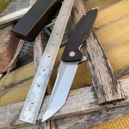 D2 Steel Folding Knife Ball Bearing Tactical Knives Camping Hunting Survival Rescue EDC Outdoor Tool