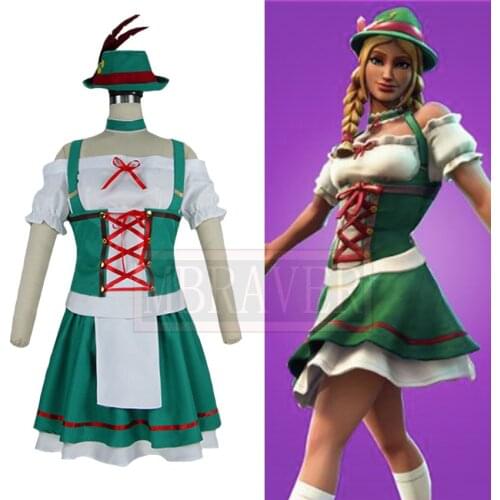 Battle Royale Season 5 Drift Skins Heidi Cosplay Halloween Costume Custom Made Any sizes