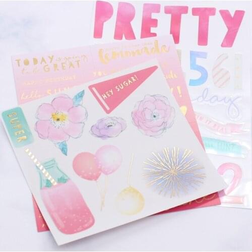 KSCRAFT You Make Me Smile Self- adhesive Sticker for Scrapbooking/ DIY Crafts/ Card Making Decoration