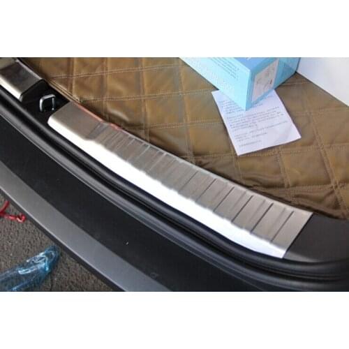 Lapetus Fit For Honda CRV CR-V 2012 2013 2014 Rear Trunk Scuff Plate Door Sill Cover Trim 2 Pcs Stainless Steel