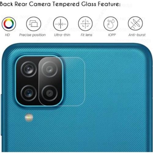 Mobile Phone Lens Film For Samsung Galaxy A12 Front Screen Protective Tempered Glass Camera Lens Film Shield Screen Protector
