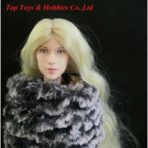 1/6 sacle European Girl Head Young Female Head Sculpted Fit 12'' PH Figure body in stock