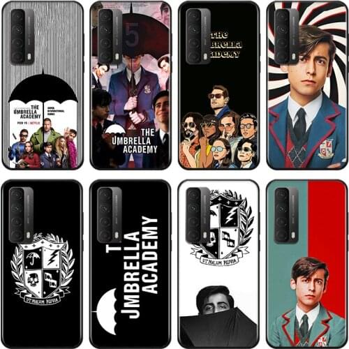 Umbrella academy For Huawei Y9A Y9S Y9 Y8P Y8S Y7A Y7P Y7 Y6 Y6P Y6S Y5P Y5 Prime Pro 2019 2020 Black Soft Phone Case