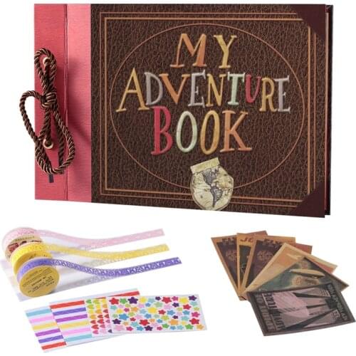 Our Adventure Book Scrapbook Albums 80 Pages DIY Photo Album Dating Wedding Anniversary Travel Baby Growth Family Memory Album
