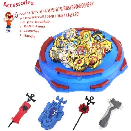 New Beyblades Burst Set Toys Metal Fusion Fighting Gyro disc 4D with Launcher and bayblades arenaToys Childrens Battle Gift