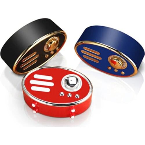 ELRVIKE F03 Portable Vintage Retro Subwoofer Stereo Mini Bluetooth Wireless Bluetooth Speaker for xiaomi samsung huawei iphone