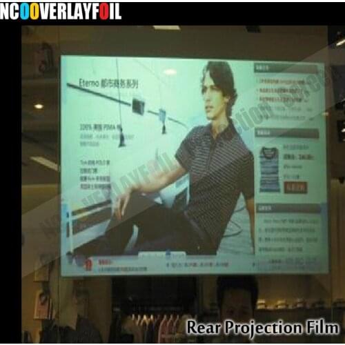 Grey Rear Projector Screen Film High Quality High Definition and High Contrast 1.524 x 10.8 Meters