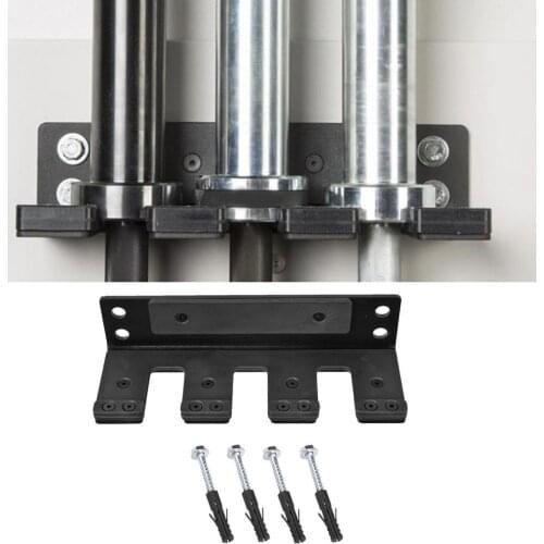 Barbell Bar Wall Rack Storage Wall-mounted Vertical Barbell Storage Rack Heavy-duty Barbell Rack For Fitness Barbell Accessories