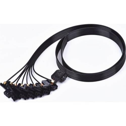 R2000 UV Damper 8PCS UV Small Damper 8PCS Screw Oring 2 Meter 8 Line UV Ink Tube 3x2mm For Epson R2000 1390 R1900 330 Printer