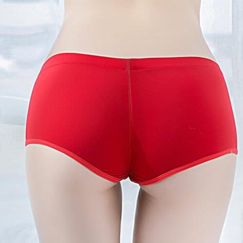 High Elasticity Sexy Zipper Open Crotch Mini Shorts See Through Temptation Cute Tight Package Hip Sex Party Porno Shorts Women