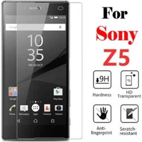 9H Protective Glass For Sony Xperia z5 E6603 E6633 Phone Screen Protector on Sony Z5 Dual E6653 E6683 S60 Tempered Glass