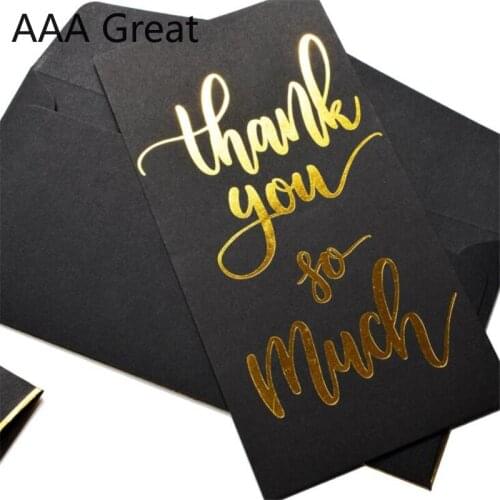 10Set/Lot Folding Kraft Paper Greeting Card Best Wishes Happy Birthday Blessing Greeting Message Card Event & Party Supplies New