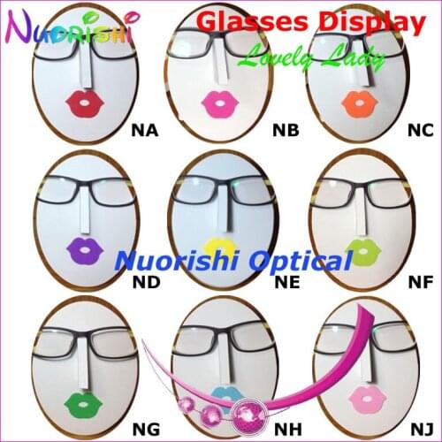 2pcs Women Faces Models 17 Personality Facebook Eyeglass Sunglass Glasses Props Shelf Display Stands Holder CK522 Free Shipping