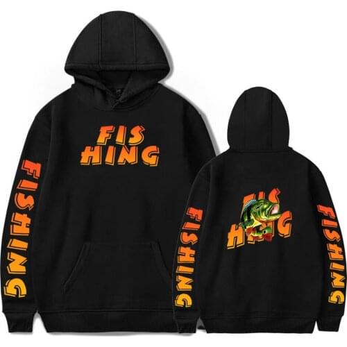 2021 Creative Fishing Hoodies Men Women Sweatshirts Harajuku Hip Hop Hooded Casual Autumn Winter Pullovers Fishing Clothes