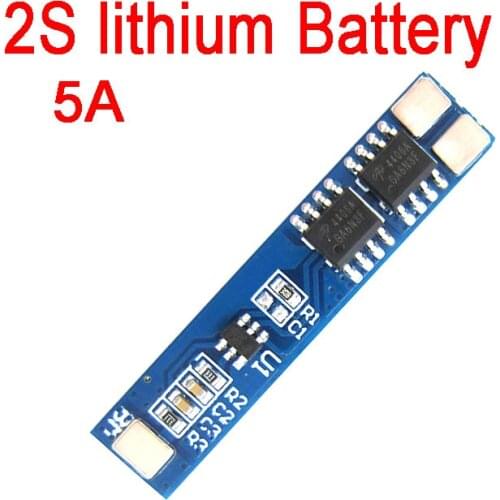 2S 5A BMS Charger PCB Protection Board For 2 cells 3.7V 18650 Li-ion lithium Battery