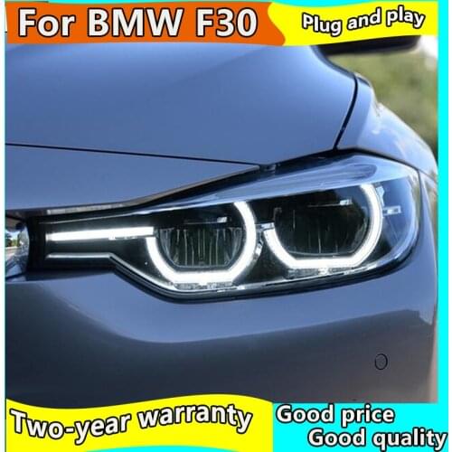 Car styling For BMW 3 series F30 F35 Headlights 2013-2015 Double Beam Lens Projector All LED Headlamps Led DRL turn light