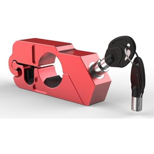 Motorcycle Grip Lock CNC Security Safety Locks Handlebar Brake Universal Anti-Theft Unique Lock Core For Bike Scooter Moped ATVs