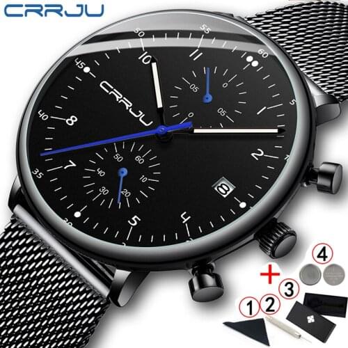 Mens Watches Top Brand Luxury Stainless Steel WristWatches Men Ultra thin Waterproof Quartz watches men 2019 relogio masculino