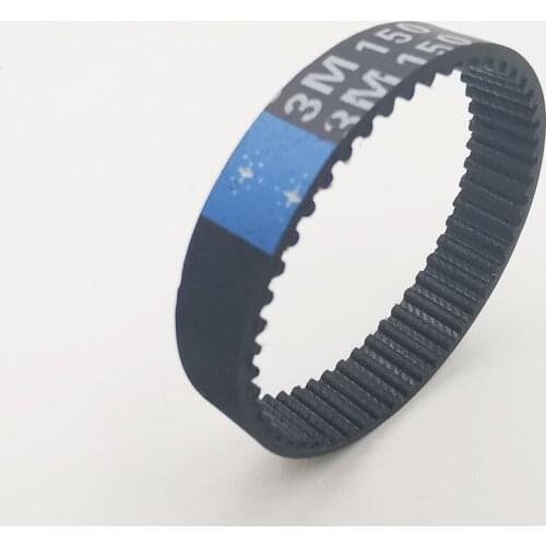 Black Rubber HTD 3M Type Closed Loop Timing Pulley Belt 3mm Picth 345-381mm Length 10/15mm Width Synchronous Belt