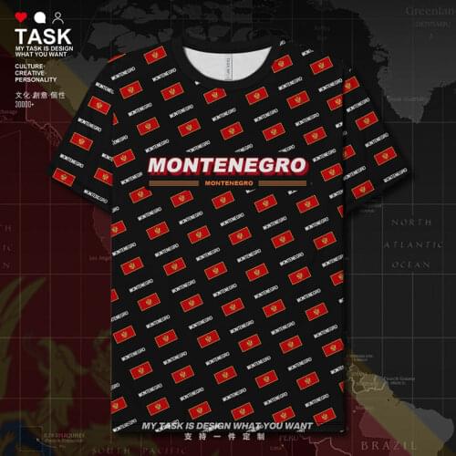 Montenegro MNE Crna Gora Montenegrin ME Quick Dry t shirt mens Breathable new gym Sportswear Fitness tops clothes summer