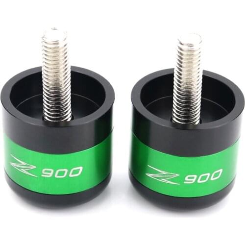 For Kawasaki Z900 2017 2018 2019 Handle Bar Grips Bar End Cap Covers Plugs For 7/8' Handlebar