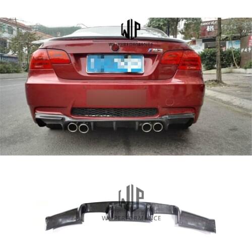 E90 3 Series V Style High Quality Carbon Fiber Auto Car Rear lip Aprons Splittter For BMW E90 M3 F80 Rear Lip Car Body Kit 05-11