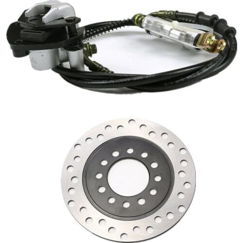 TDPRO Hydraulic Rear Brake Calipers Pad Assembly System brake disc for Go kart Parts