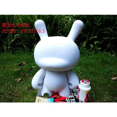 Hot 12 inch Kidrobot Dunny DIY Paint Action Figure Vinyl Blank Model 33 CM High