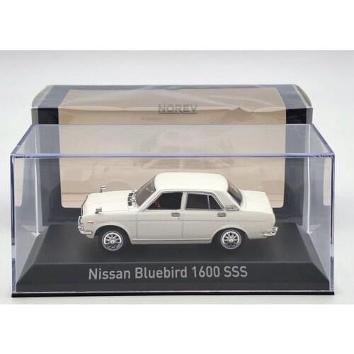 1/43 NOREV For N~san Bluebird 1600 SSS 1969 White Diecast Models Limited Collection