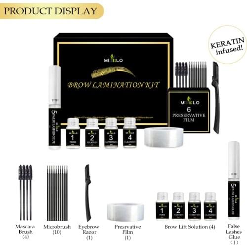 1pc Brow Eyelash Lamination Kit Safe Brow Lift Eyebrow Lifting 3d Effect Portable Travel Kit Professional Beauty Salon Home Use