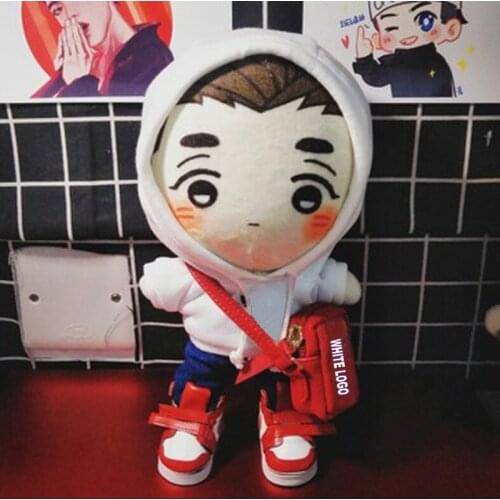 15cm or 20cm doll use doll hoodie glengarry burnous surtout plush stuff messenger bag shoes