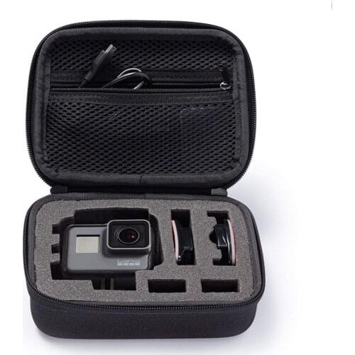 Small GoPro And Accessories Case - 6.5 x 5 x 2.5 Inches, Black