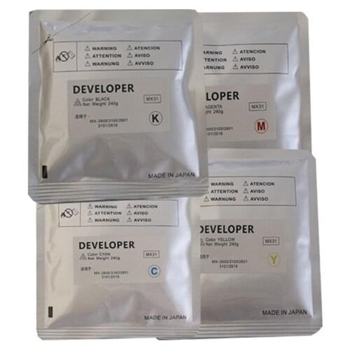 Free Shiping MX-31 31 developer for Sharp MX-2600N 3100N 2601N 3101N 2618N Copier developer