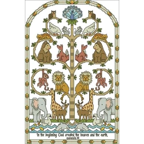 Life Tree patterns Counted Cross Stitch 11CT 14CT 18CT DIY Chinese Cross Stitch Kits Embroidery Needlework Sets