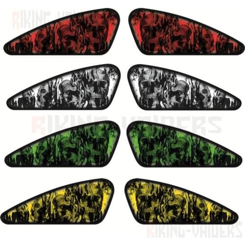Flame Graphics Fuel Tank Decals Stickers For Harley Sportster Dyna Softail Touring Honda Suzuki Yamaha Kawasaki Universal