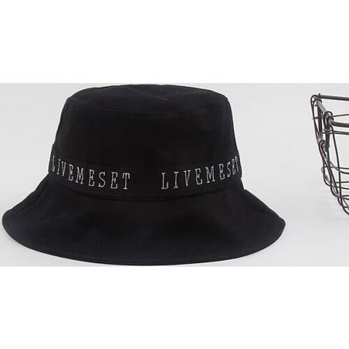 2021 Letter Women Bucket Hat New Spring Summer Sun Hat Adult Female Fisherman hat Cotton Visor hat Bonnet