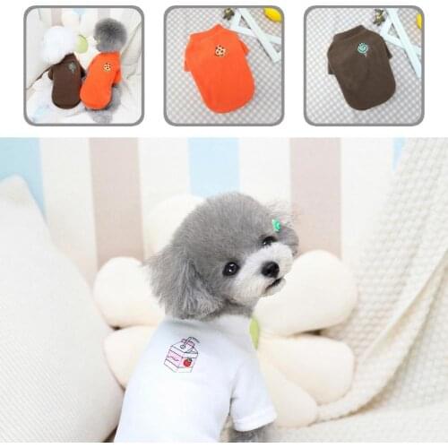 Dress-up Two-leg Thickened Puppy T-shirt Clothes for Medium Small Dogs