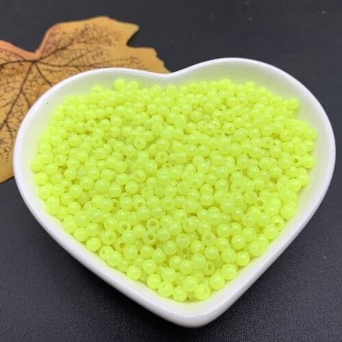 1000/500 pcs /lot 3/4mm Multi Colors Acrylic Round Beads For DIY Bracelets & Necklaces Jewelry Makings Accessories#ZV06