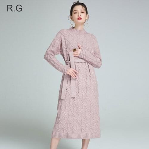 ROCICIE GELA Fashionable Knitted Dresses