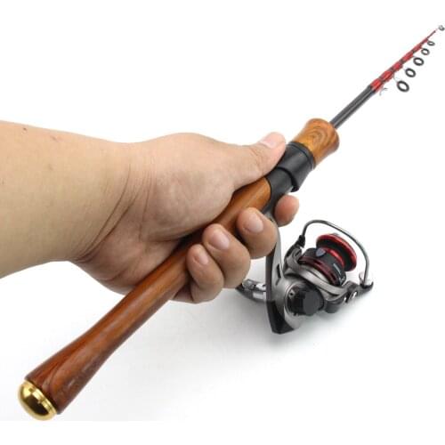 Fishing Rod and Reel Super Hard Mini Fishing Rod 1m-2.3m FRP Ice Fishing Rod Rivers and Lakes Fishing Equipment Practical Tool