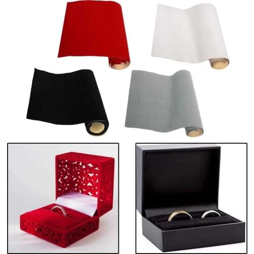 Self Adhesive Velvet Flocking Liner, Felt Fabric Adhesive Sheets for Art & Crafts, Jewelry Box Liner for Drawer, Photo Frame