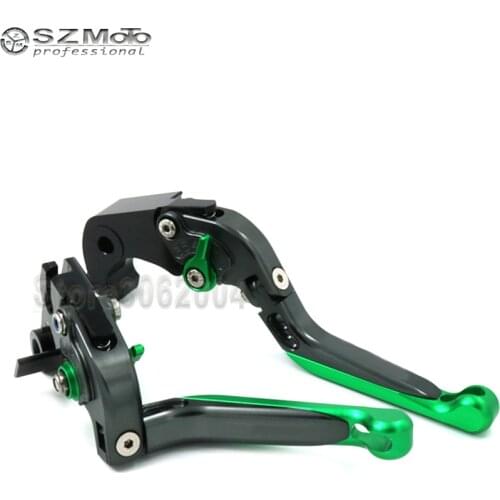 For KAWASAKI ZX6R ZX-6R / 636 2007-2015 2014 2013 Motorcycle Accessories Folding Extendable Adjustable Brakes Clutch Levers CNC