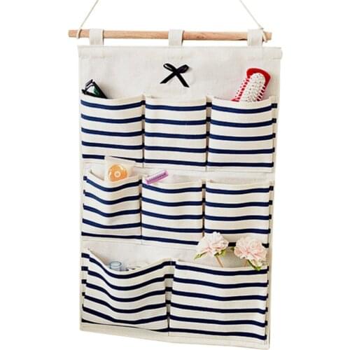 8 Grids Storage Bag Durable Door Fashion Handbags Finishing Hanging Bags Organizer Hang Storage Bag