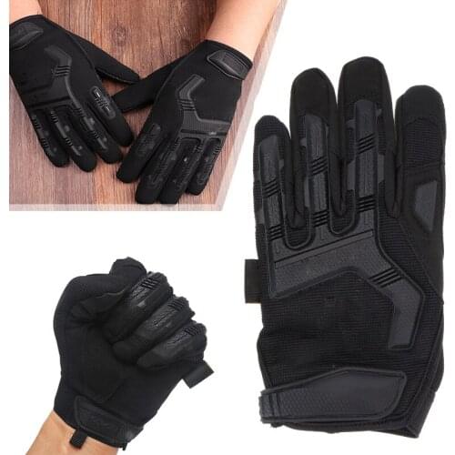 Newly Full Finger Wilderness Survival Tactical Gloves Touchscreen Anti-slip Warm Windproof Glove for Cycling Trekking Skiing