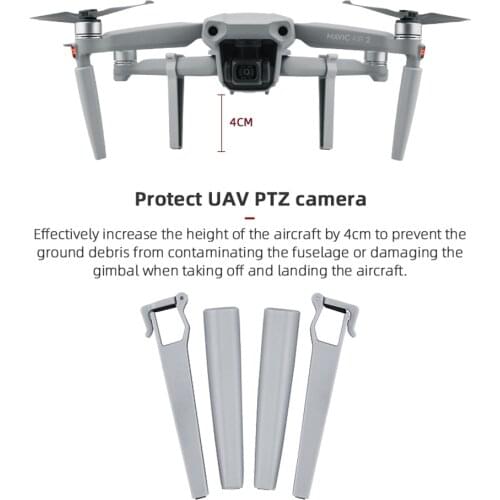 5cm Landing Gear Extensions Risers for DJI Mavic Air 2 Landing Gear Legs Height Extender RC Extending Protection Support Leg