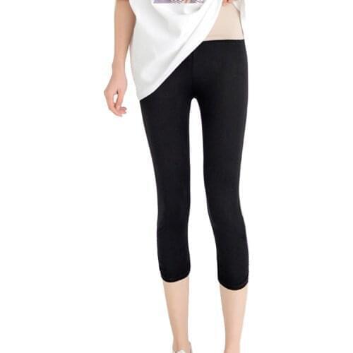 YSDNCHI Fitness Leggins Women Capris Summer Legging High Quality Elastic Casual Gray Black White