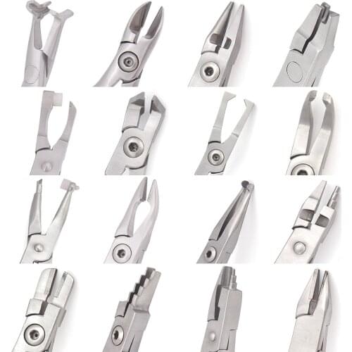 1pcs Dental Orthodontic Plier Band Removing Forcep bracket Brace remover plier,Weingart NITI wire back plier Dental instrument T