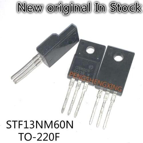 10PCS/LOT STF13NM60N TO-220F 13NM60N 13NM60 F13NM60N STF13NM60 TO220F 13A 600V New original spot hot sale
