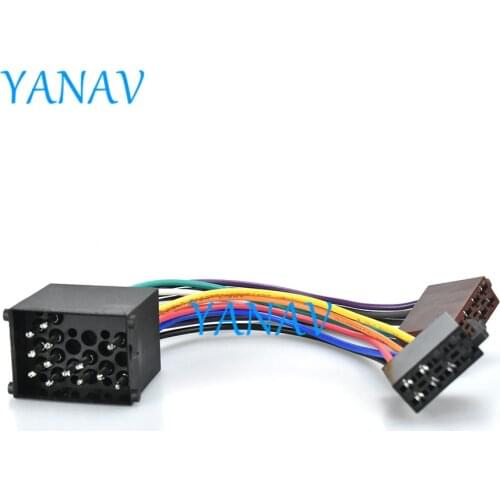 12-003 ISO RADIO ADAPTER CABLE FOR-BMW 3-Serie Compact 1994-2000(E30)1985-1992(E36)1990-1998(E46)1998-2003/5-Serie(E34)1988-1996