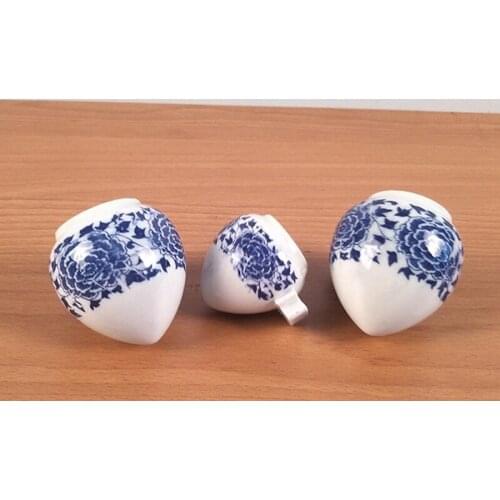 3PCS/SET Ceramic Printing Pet Birds Feeder Parrot Food Water Bowl Feeder Container Cage Accessories Pet Birds Supplies ZA164